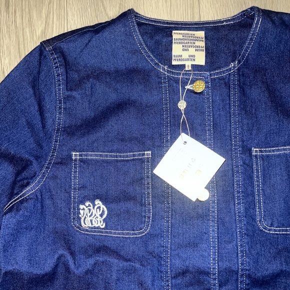 NEW BAUM UND PFERDGARTEN beata jean jacket US size 12 - Picture 3 of 6